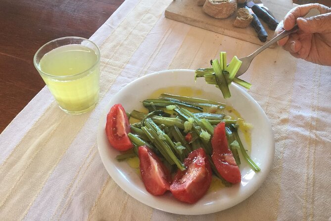 Greek Home Cooking Class at a Seaside Villa in Crete with Mary - Eating Together: Wine, Tsikoudia-Raki, and a Sunset Meal