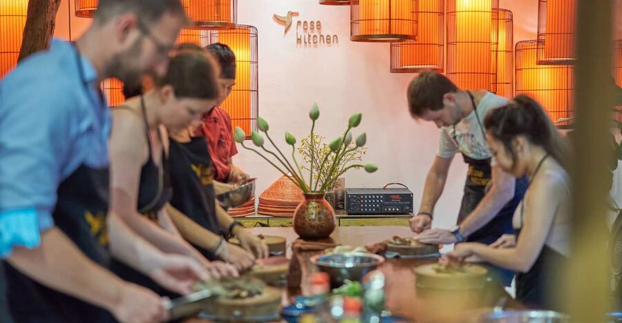 Hanoi: Cooking Class in a Local Villa with Market Tour - A cozy Hanoi villa kitchen beats a classroom every time