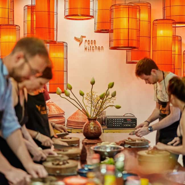 Hanoi Cooking Class: Pho/Bun Cha/Nem + Free Egg/ Salt Coffee - A Garden Villa Kitchen With Air-Conditioned Comfort