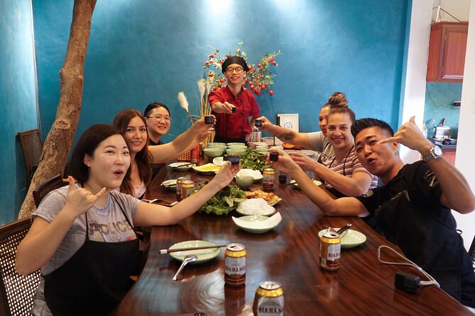 Hanoi: Handcrafted Wood Carving Workshop with Local Artisan - Cooking Class Portion: Five Dishes, Step-by-Step Coaching