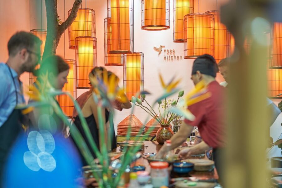 Hanoi: Vegan Vietnamese Cooking Class in a Local Villa - The Old Quarter pickup, then straight to a local market