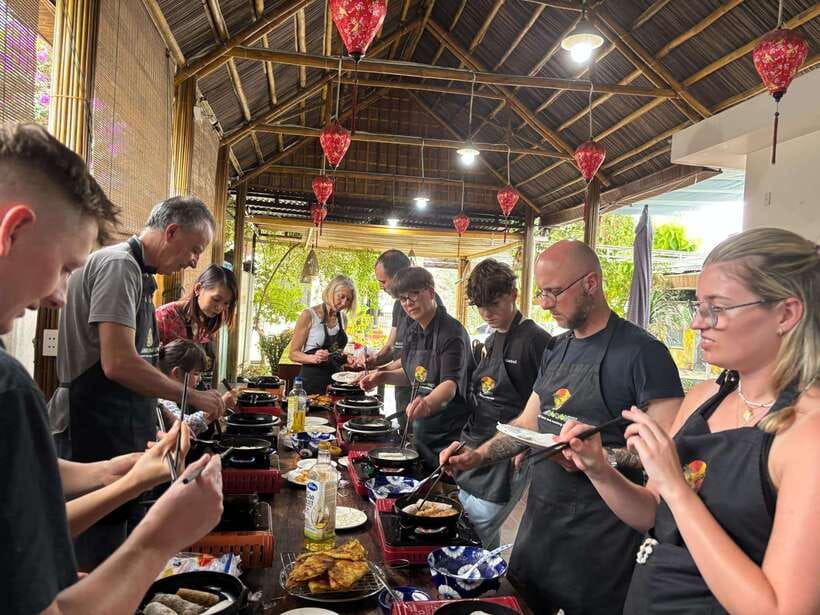 Hoi An: Basket Boat Ride, Cooking Class by Hangcoconut - Basket Boat Ride Reality Check: Busy Canals, Singing Guides, and Optional Spins