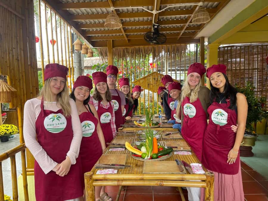 Hoi An: Basket Boat with Lantern-Making & Cooking Class Tour - Coconut basket boat on the Thu Bon River: fun, scenic, and sometimes busy