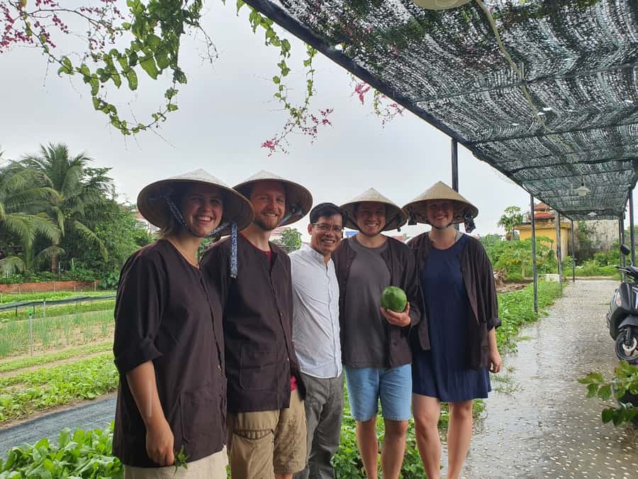 Hoi An Cooking Class With Market and Bamboo Basket Boat Tour - Bay Mau coconut village round bamboo boat: calm water, hands-on fun