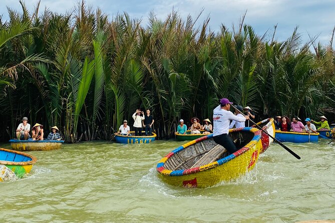 Hoi An: Cooking Class with Market, Lantern Making, Basket Boat - The Coracle (Basket) Boat Ride Through Coconut Channels