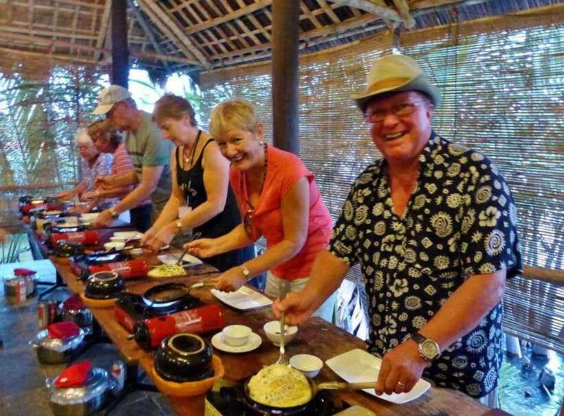 Hoi An: Eco Cooking Class with Market Trip and Basket Boat - Cam Thanh Basket-Boat Ride Through Water Coconut Palm Forest