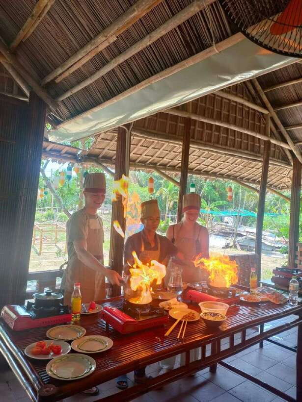 Hoi An :Lantern Making - Cooking Class -Coconut Basket Boat - Cam Thanh Coconut Village and the Basket Boat Ride