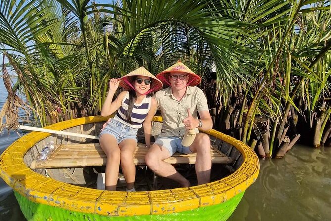 Hoi An: Market Visit, Basket Boat Ride, and Cooking Class - Coconut basket boats and the Bay Mau waterway vibe