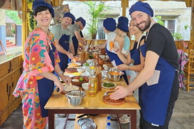 Hoi An Private Seafood Cooking Class/Oyster Cooking Experience - The coconut-forest kitchen setting outside the city