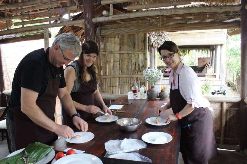 Hoian/Da Nang: Fishing, basket riding and cooking class - The cooking class menu: what you’ll actually learn to make