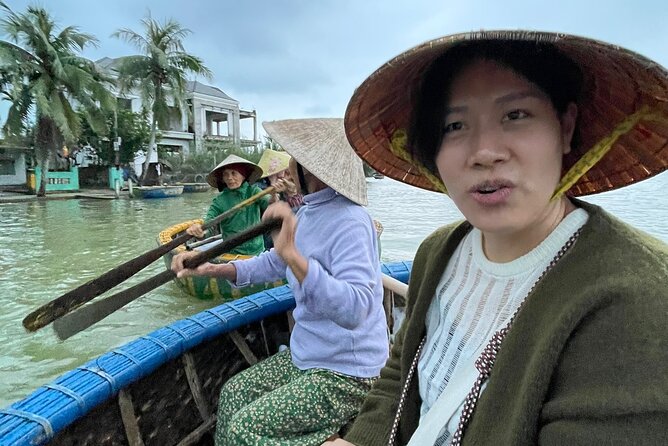 HoiAn:Making Lantern & Cooking Class-BasketBoat Ride,Crab fishing - Basket Boat Ride: The Coconut Palm Way to Travel