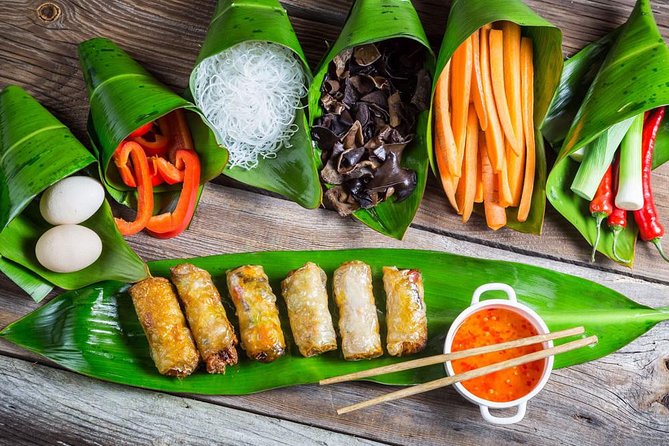 Home Cooking Class: Market, Garden and cooking 4 dishes - Cooking 4 Iconic Vietnamese Dishes (And Eating Them)