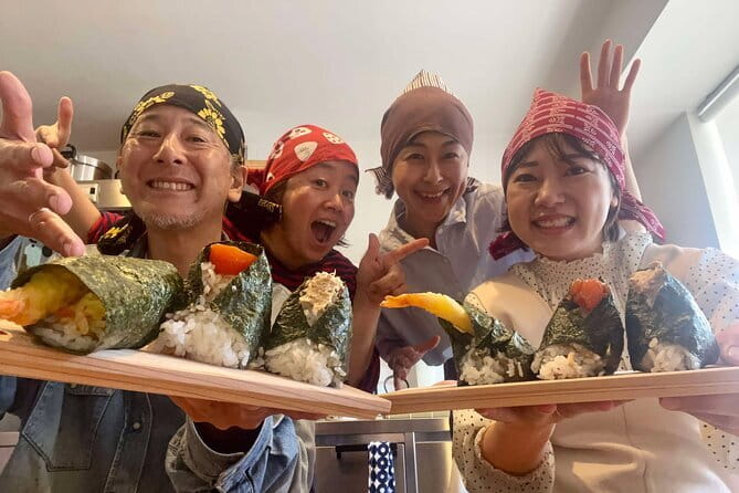 Home Made Onigiri and Matcha Cooking Class in Hiroshima - Hiroshima’s Peace Park area, with onigiri in your hands