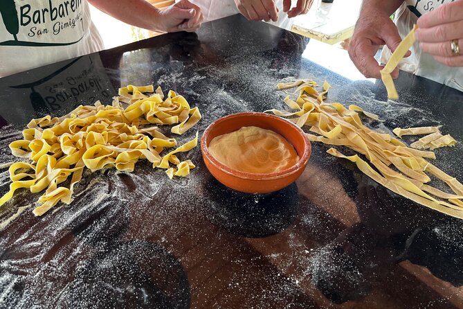 Home made Pasta Cooking Class in Tuscany - The Dinner Side: Wine, Water, and a Proper Slow Meal