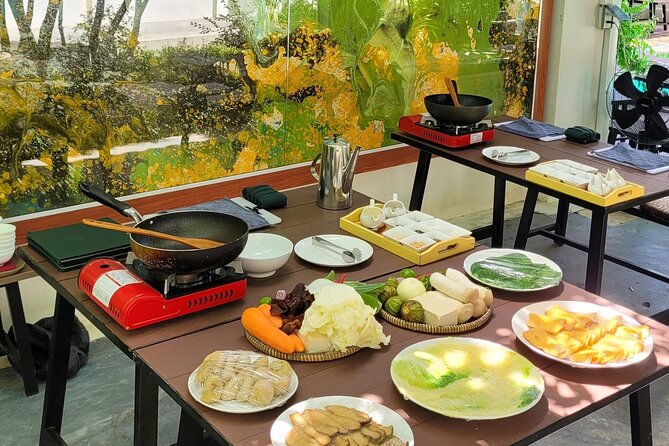 Hue's Vegetarian Cooking Class in Ancient Garden - The open-space art exhibition: what to look for while walking