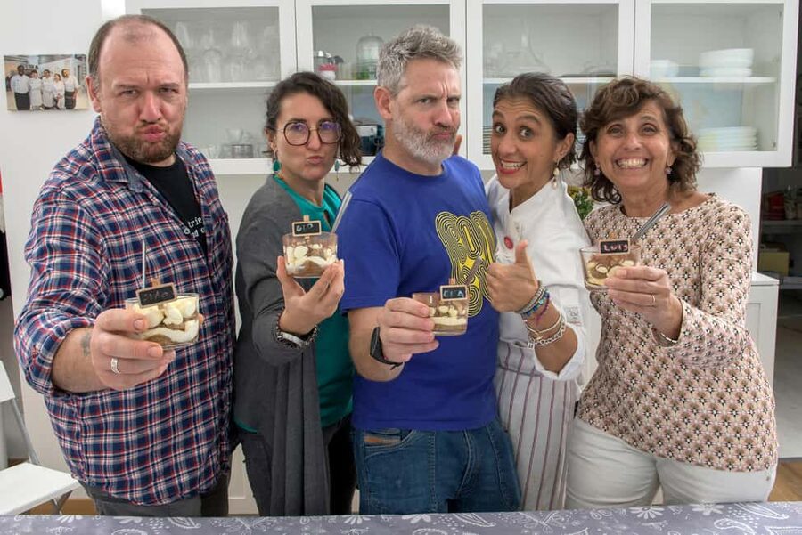 International aperitif + cooking class in Italian - What you cook: 3 to 4 appetizers plus one sweet treat