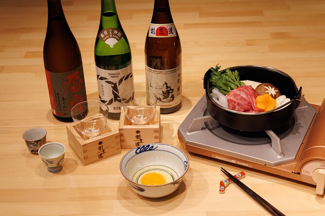 Japanese Sake Tasting & Wagyu Sukiyaki Cooking Class in Tokyo - Sake Tasting That Teaches Through Contrast, Not Lectures