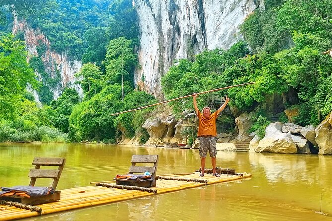 Khao Sok Local Life Adventure & Traditional Cooking Class - Bamboo rafting on the Sok River: slow drift, big views, possible rain soak