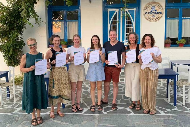 Kourounochori, Naxos : Gregory's Traditional Cooking Class - A Family Tavern Setting in Kourounochori