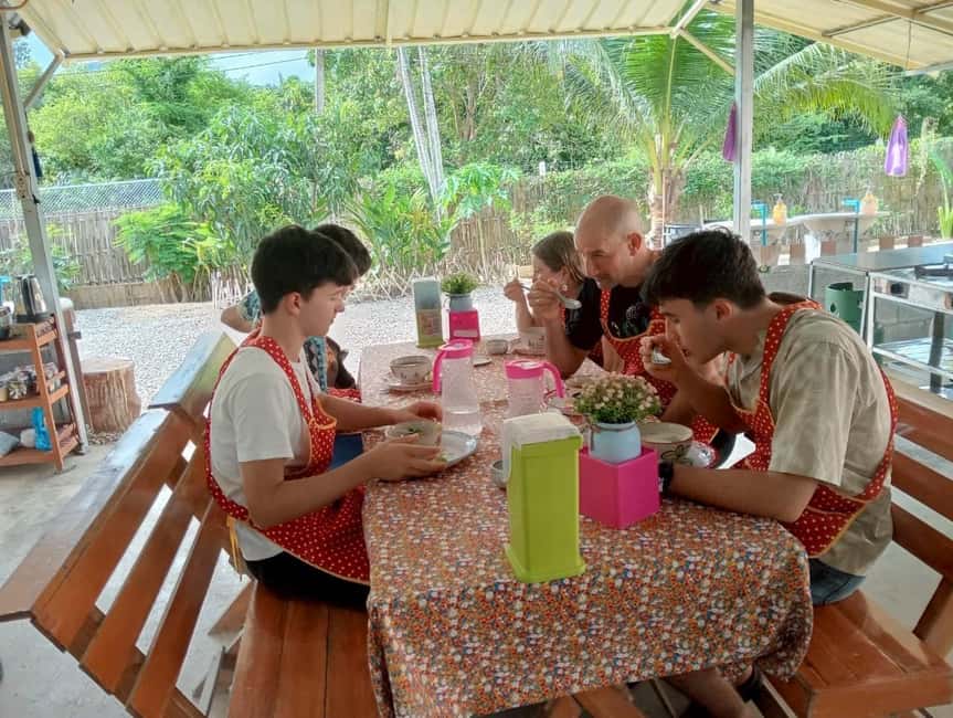 Krabi: Authentic Thai Cooking Class+Thai Herbs Garden Tour - Optional market tour: fresh ingredient shopping practice