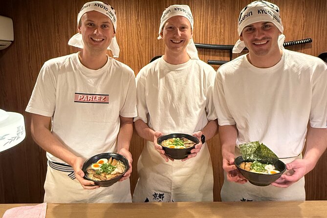 Kyoto Ramen Spoon Painting & Michelin Cooking Class - Ingredients you learn to handle: noodles, broth, soy sauce, pork, and options