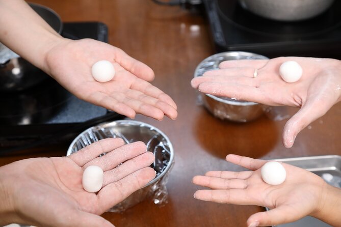 Kyoto Wagashi(Japanese sweets) Cooking Class near Fushimiinari - Tea time in a traditional room with garden views