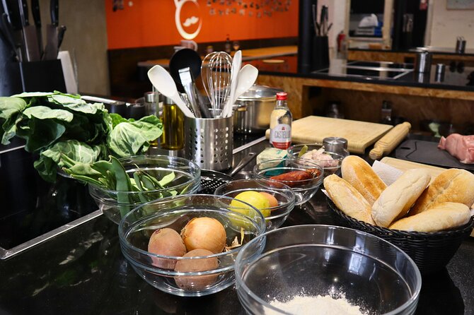 Lisbon: Portuguese street food cooking class with Drinks - Meet at Compadre and get cooking fast