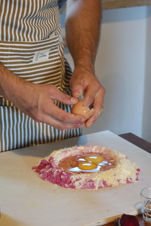 Lucca: Private Home-made Pasta Cooking Class - Cooking, then eating: starter, main, dessert on a real farm table