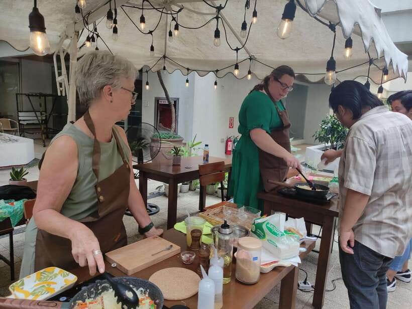 Makati: Hands on Manila Cooking Class - Weather and comfort: an outdoor courtyard class in Makati