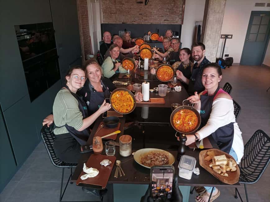 Malaga: Authentic Paella Cooking Class with Sangría - Eating what you made: the sit-down payoff