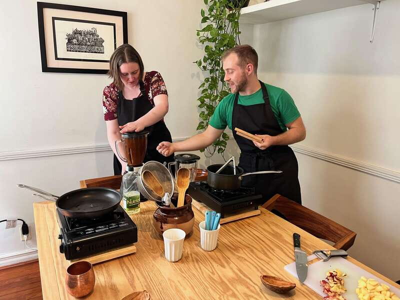 Market tour, cooking class & three-course Mexican feast - Mezcal, wine, and dessert timing: how the day’s pace works