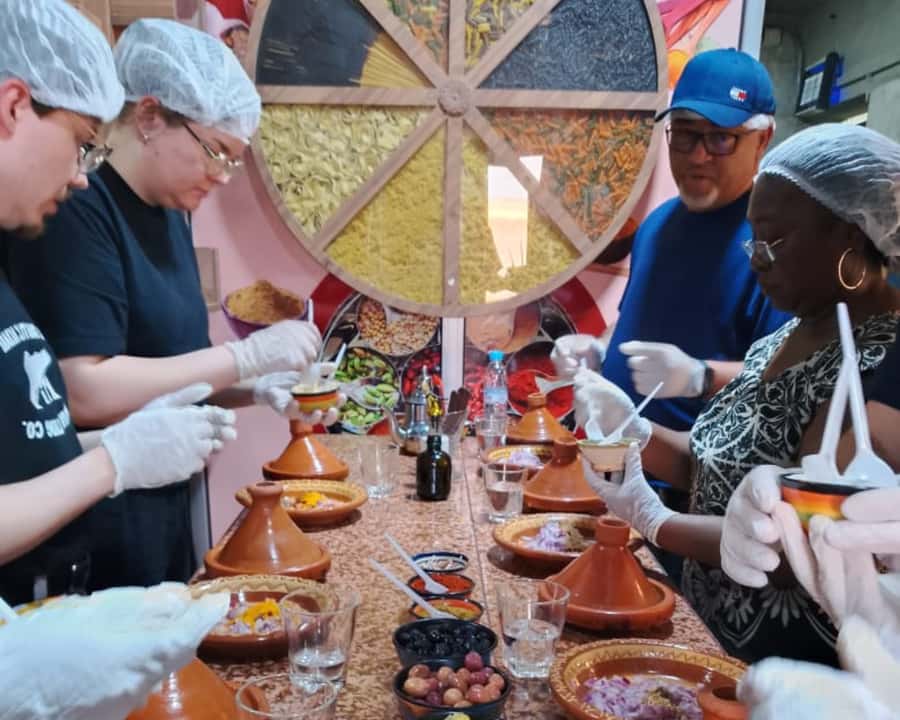 Marrakech: Moroccan Cooking Class with Pickup - Your Moroccan Menu: Starter, Tajine, and Orange de Cannelle