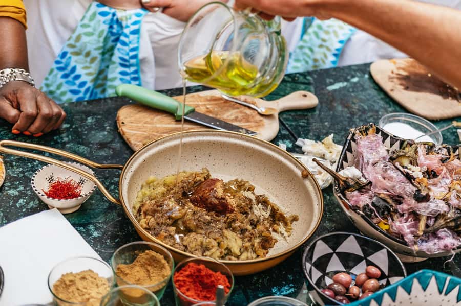 Marrakech: Tajine Cooking Class in a Traditional Riad - Hands-on tajine + fresh Moroccan salad: what you’ll cook in 4 hours