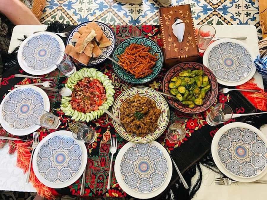 Marrakech: Traditional Moroccan Cooking Class & Market Visit - Eating What You Made: A Real Meal, Not Samples on Paper Plates