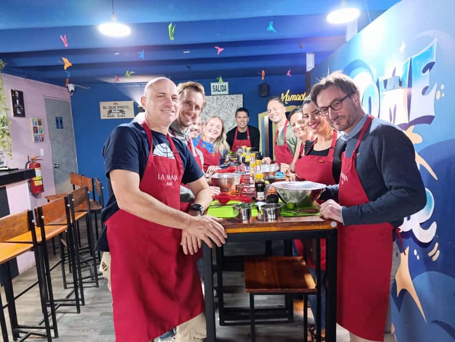Miraflores: Amazing Peruvian Cooking Class Ceviche Seafood and Pisco Sour - The Fruit + Pisco Flight Before You Cook