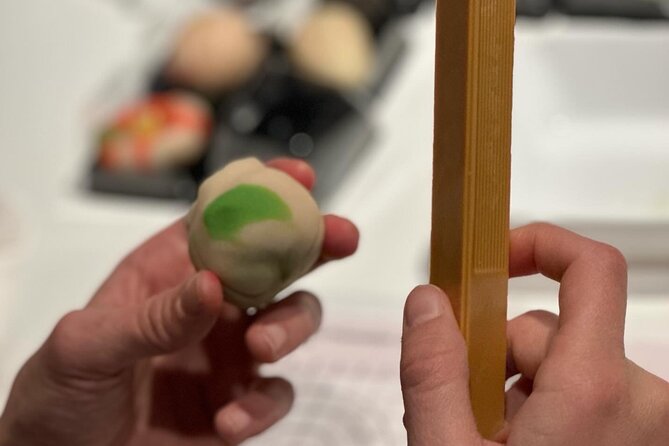 Mochi and Nerikiri Wagashi Combination Cooking Class - Nerikiri wagashi: seasonal motifs, prep work done early, you do the shaping