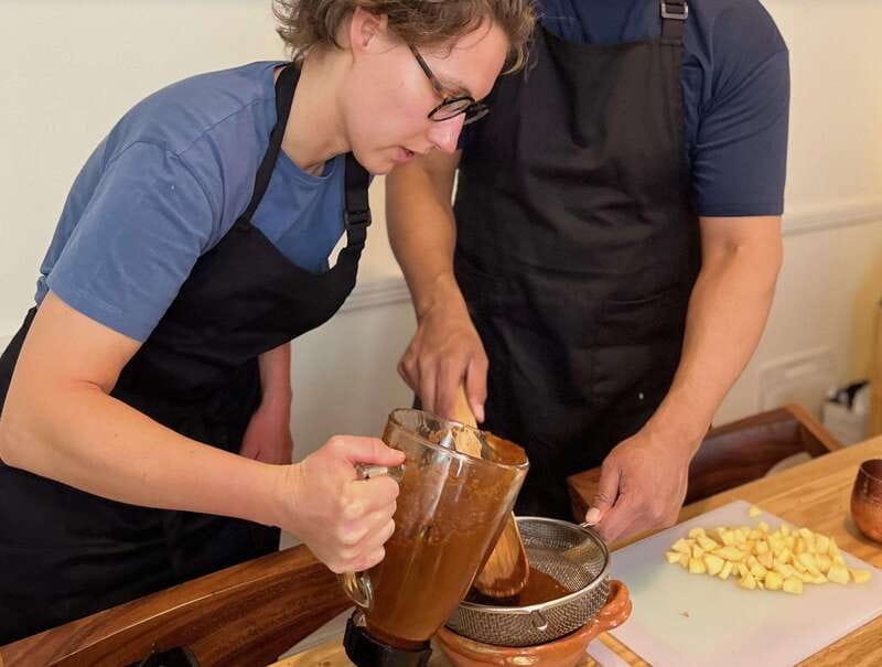 Muchos moles: Multi-variety mole cooking class and feast - Tortillas: the unglamorous step that makes the whole meal click