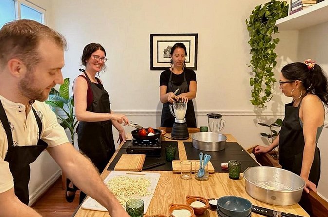 Multi-Variety Tamal Class in a Condesa home or rooftop gallery - Drinks and Lunch at the Table: Beer, Mezcal, and Locally Made Dinnerware