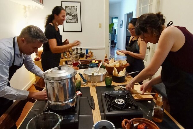 Multi-Variety Tamal Class in a Condesa home or rooftop gallery - The Two Tamales You’ll Make: Green Tomatillo and Fresh Corn de Elote
