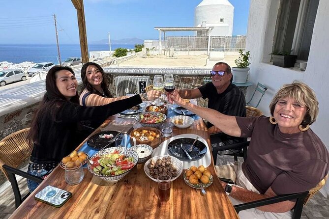 Mykonos Cooking Class and Sunset View for Cruise Travelers - The Sunset Dinner: Wine, Pairing, and Big View Energy