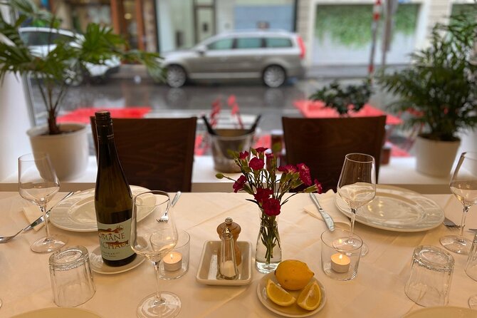 Nabiel's Vienna Cooking Class - The 7:00 pm flow: schnitzel, then strudel, then a proper sit-down meal