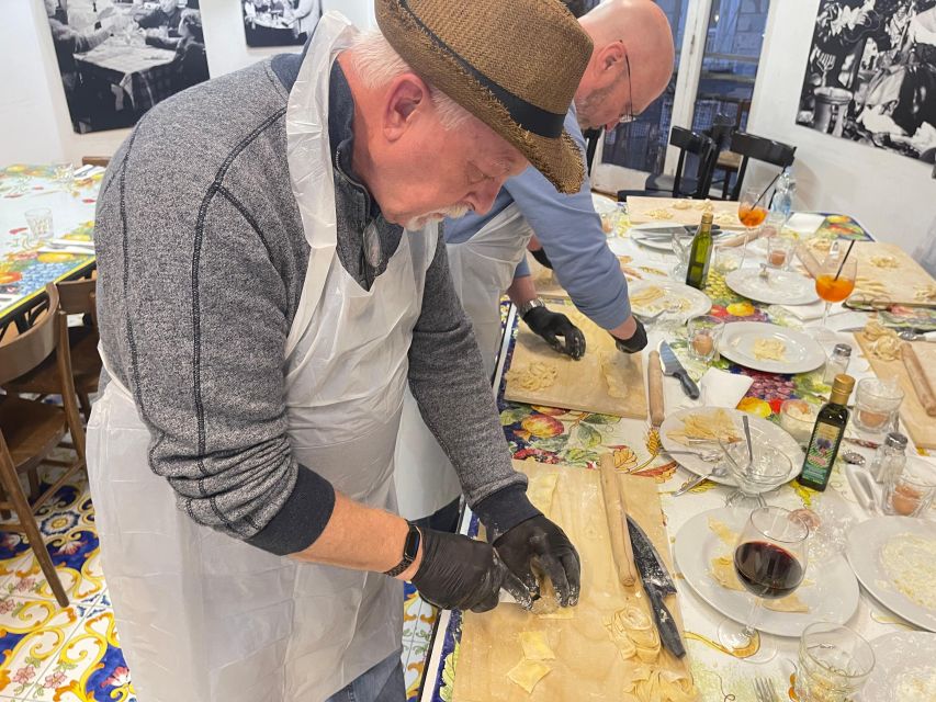 Naples: Pasta Cooking Class with Tiramisù and a Drink - Where You Meet and How Easy It Is to Get Oriented