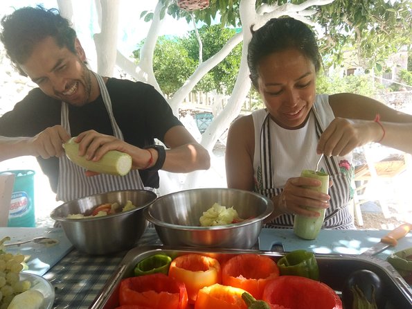 Naxos:Half-day cooking class at Basiliko - The Feast Finale: Lunch, Dinner, Wine, Music, and Dancing
