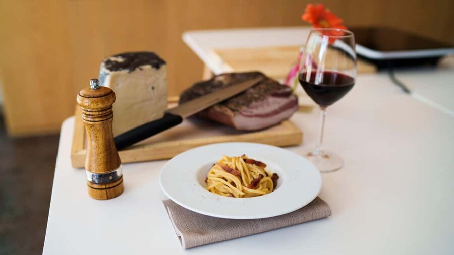 Olbia: cooking class on real pasta carbonara - Hands-on carbonara: from guanciale choices to mantecatura