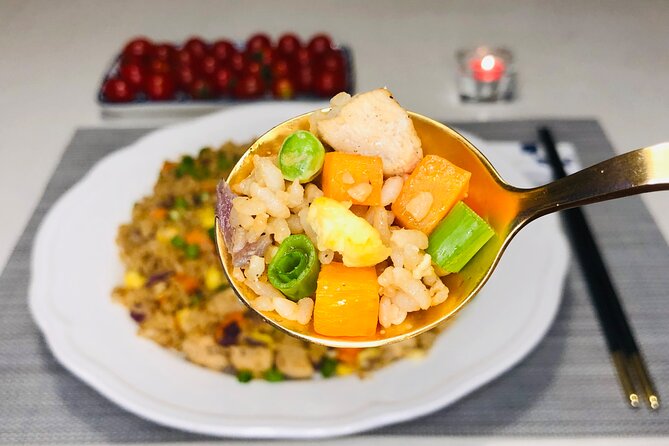 Online Cooking Class Fried Rice by Sunflower Li - The Lesson Flow: From Ingredient Prep to Cooking on Zoom