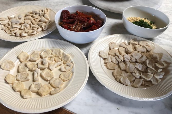 Organic cooking class with a sommelier in an Olive and wine farm - Lunch at Farm Pace: Frisella, Ragù, and Eating What You Made