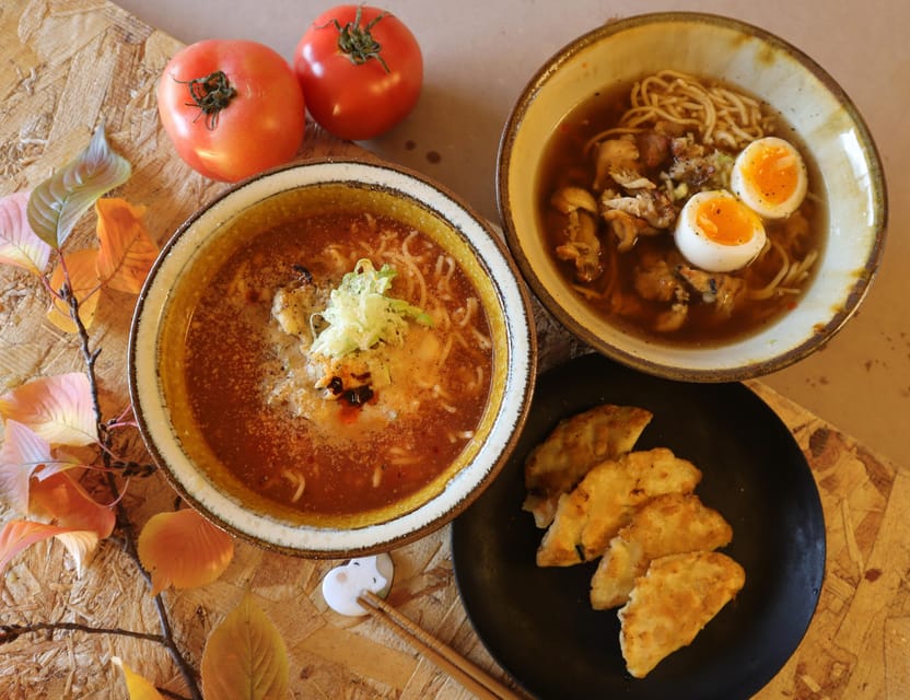 Osaka: Gluten-Free Ramen and Gyoza Cooking Class - Soy sauce ramen and tomato ramen: two broths, two flavors