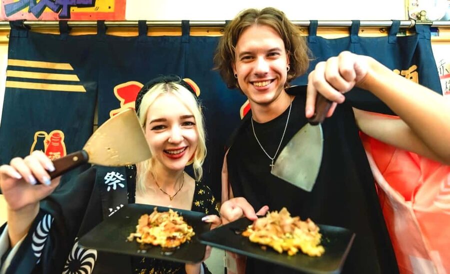 Osaka Okonomiyaki Cooking Experience for Families ＆ Groups - Dressing for the Moment: Happi Coats and Festival Energy