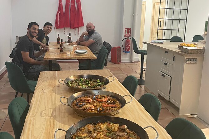 Paella and Burnt Basque Cheesecake Cooking Class (in Bilbao) - Wine and the Meal: You Sit Down to Eat What You Made