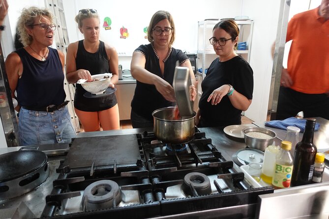 Paella & Sangria Class with Tapas and Market Visit - Sangria + tapas: what you eat while the paella does its work